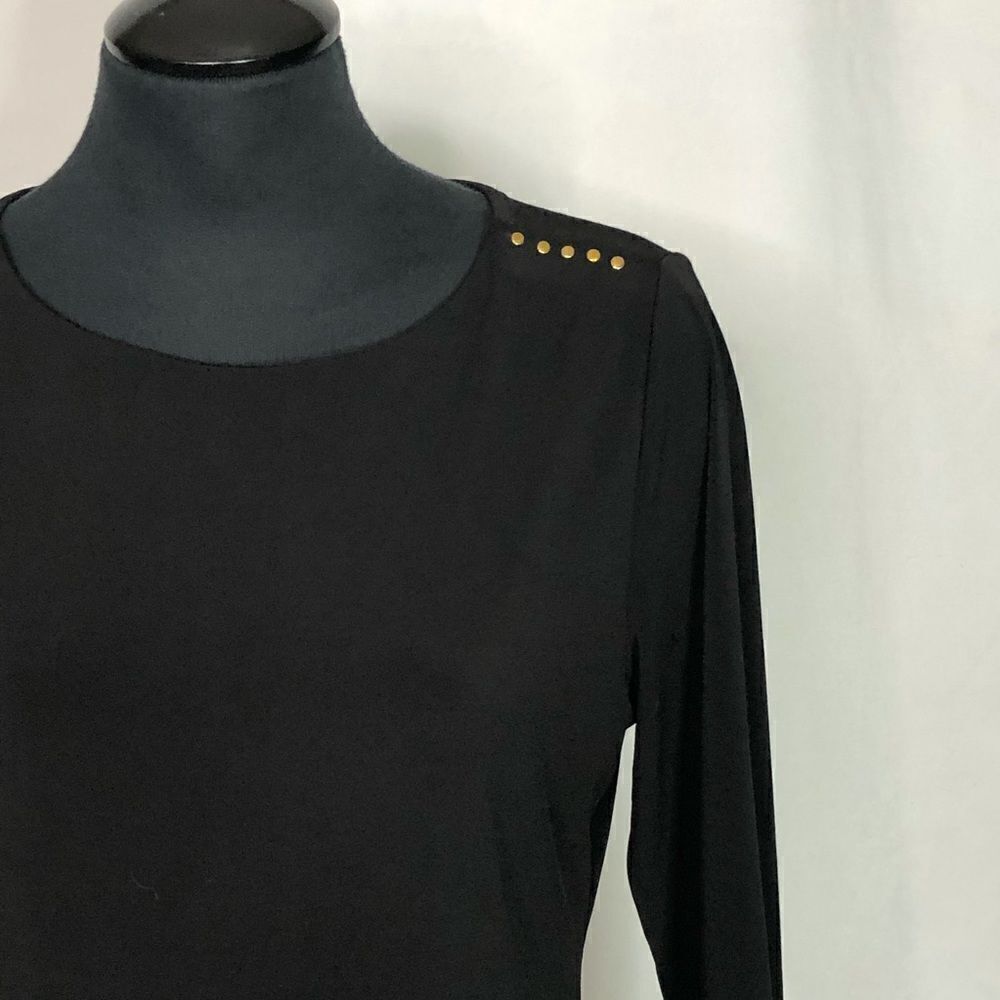 Carmen Black Beaded Blouse - Women’s M - Picture 4 of 6